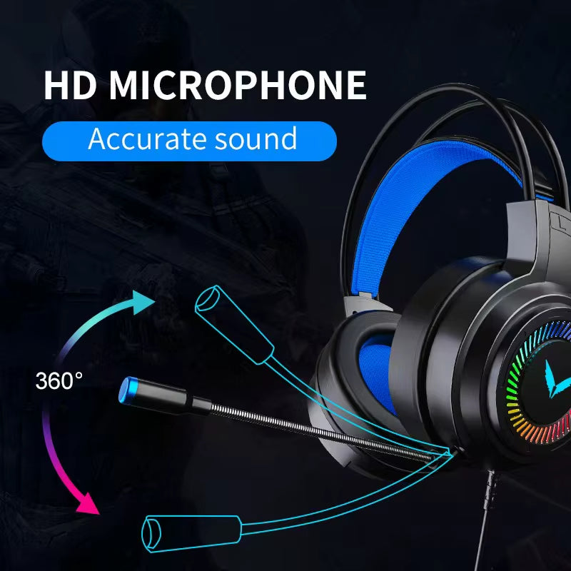 G58 7.1 Channel Wired Gaming Headset for Ultimate PUBG Experience on PC and Laptop
