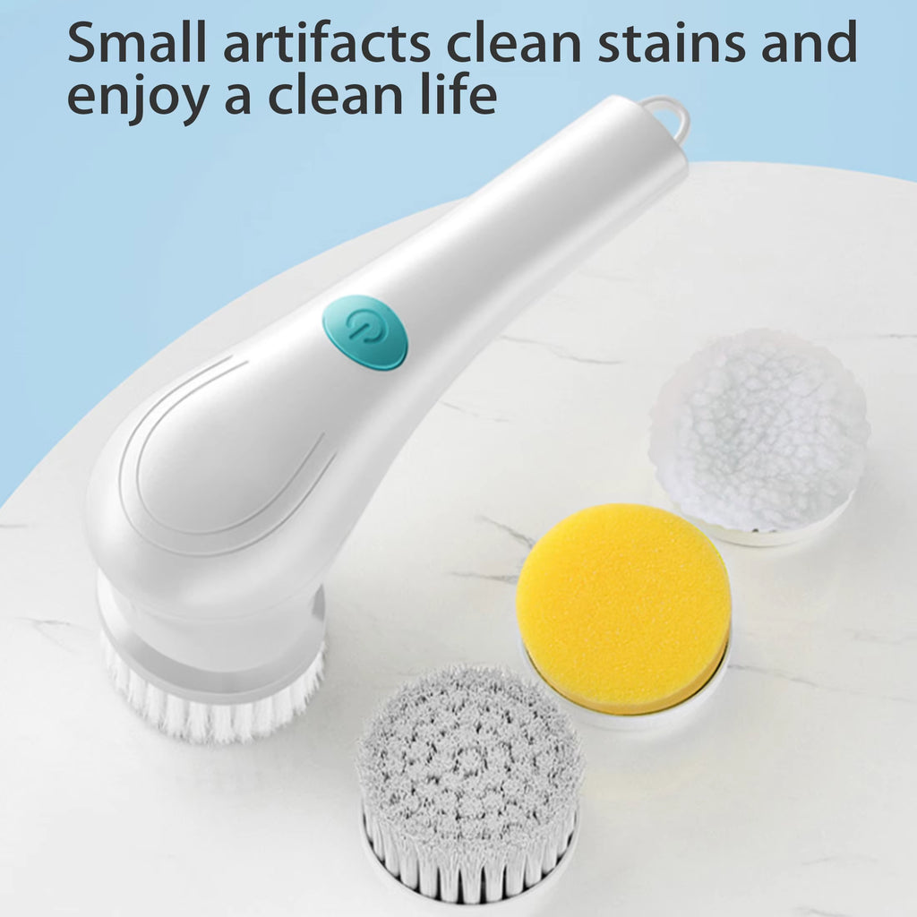 Revolutionary Hand-Held Electric Cleaning Brush for Effortless Kitchen & Household Cleaning