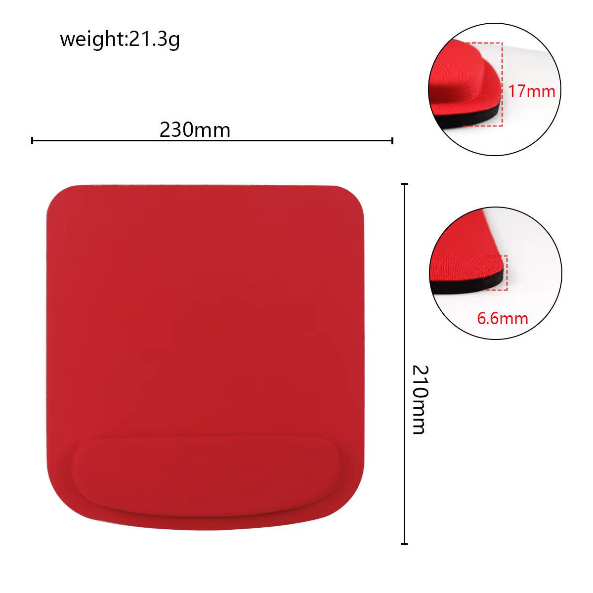 Ergonomic Memory Foam Wrist Rest Mouse Pad - Perfect for Typists, Gamers & Office Use!