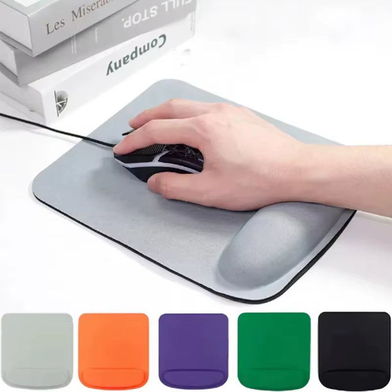 Ergonomic Memory Foam Wrist Rest Mouse Pad - Perfect for Typists, Gamers & Office Use!