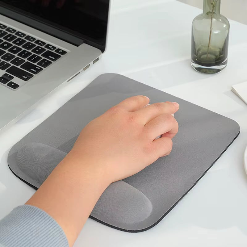Ergonomic Memory Foam Wrist Rest Mouse Pad - Perfect for Typists, Gamers & Office Use!