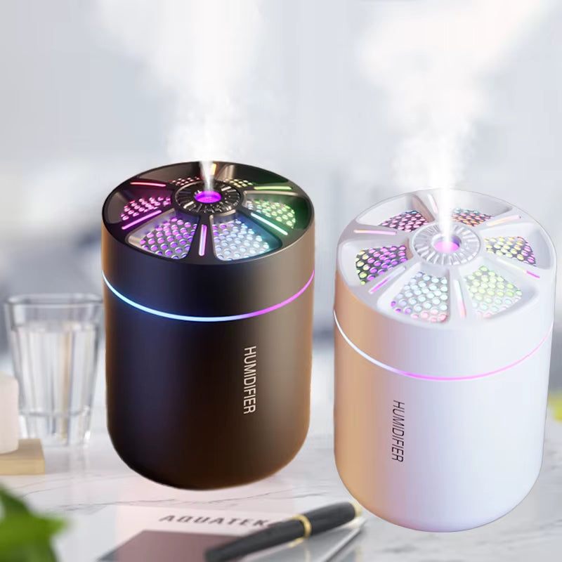 Compact 180ML Aromatherapy Diffuser & Humidifier - Perfect for Home, Bedroom, or Car