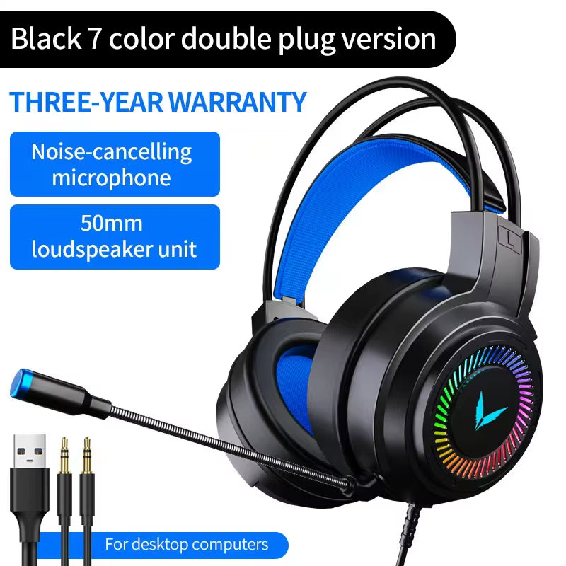 G58 7.1 Channel Wired Gaming Headset for Ultimate PUBG Experience on PC and Laptop