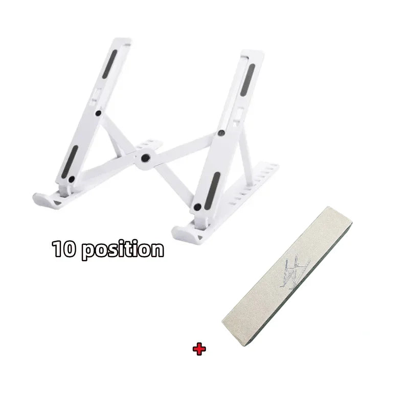 Adjustable Foldable Laptop Stand - Portable ABS Notebook Holder for MacBook Air & Pro Accessories