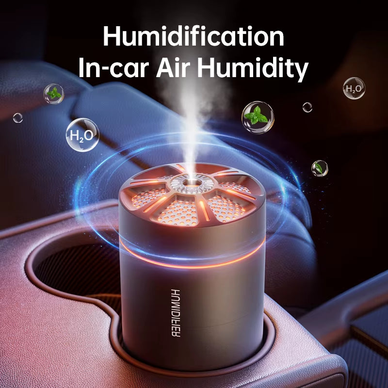 Compact 180ML Aromatherapy Diffuser & Humidifier - Perfect for Home, Bedroom, or Car