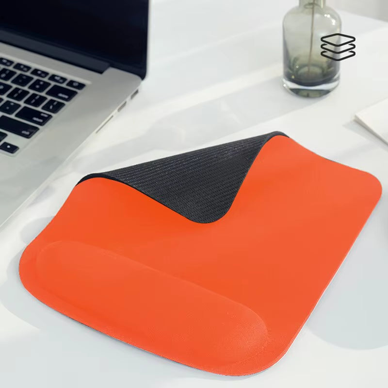 Ergonomic Memory Foam Wrist Rest Mouse Pad - Perfect for Typists, Gamers & Office Use!