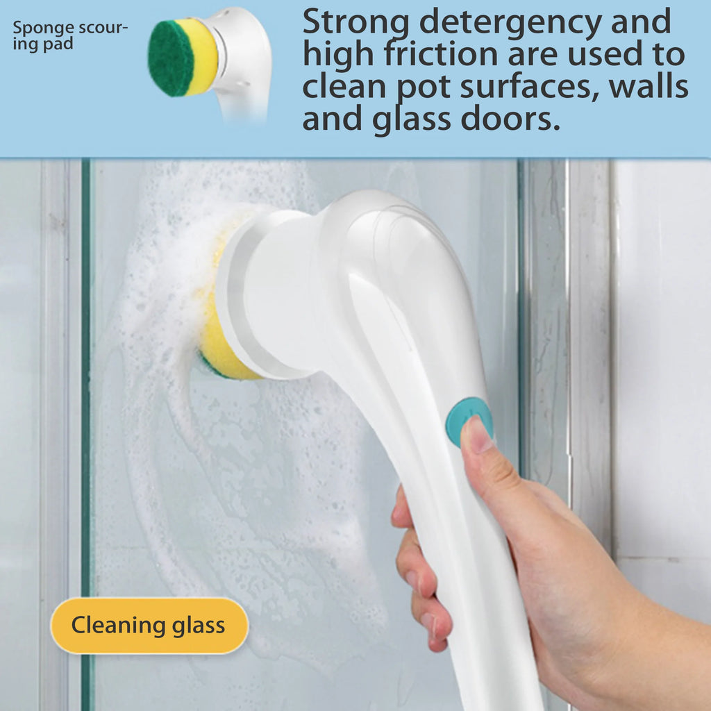 Revolutionary Hand-Held Electric Cleaning Brush for Effortless Kitchen & Household Cleaning