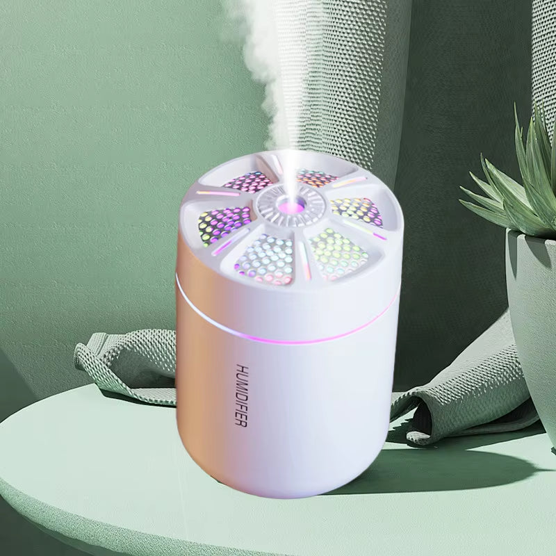 Compact 180ML Aromatherapy Diffuser & Humidifier - Perfect for Home, Bedroom, or Car