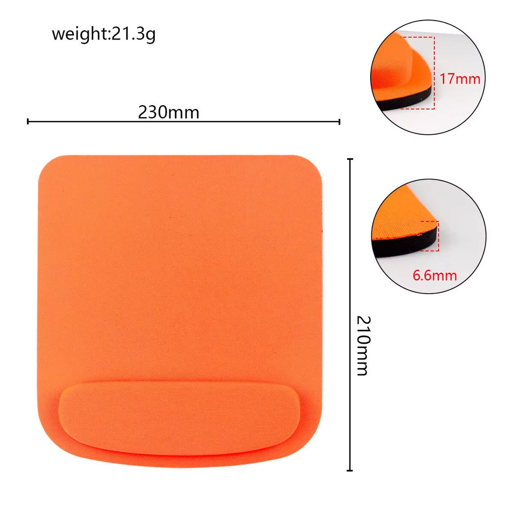 Ergonomic Memory Foam Wrist Rest Mouse Pad - Perfect for Typists, Gamers & Office Use!