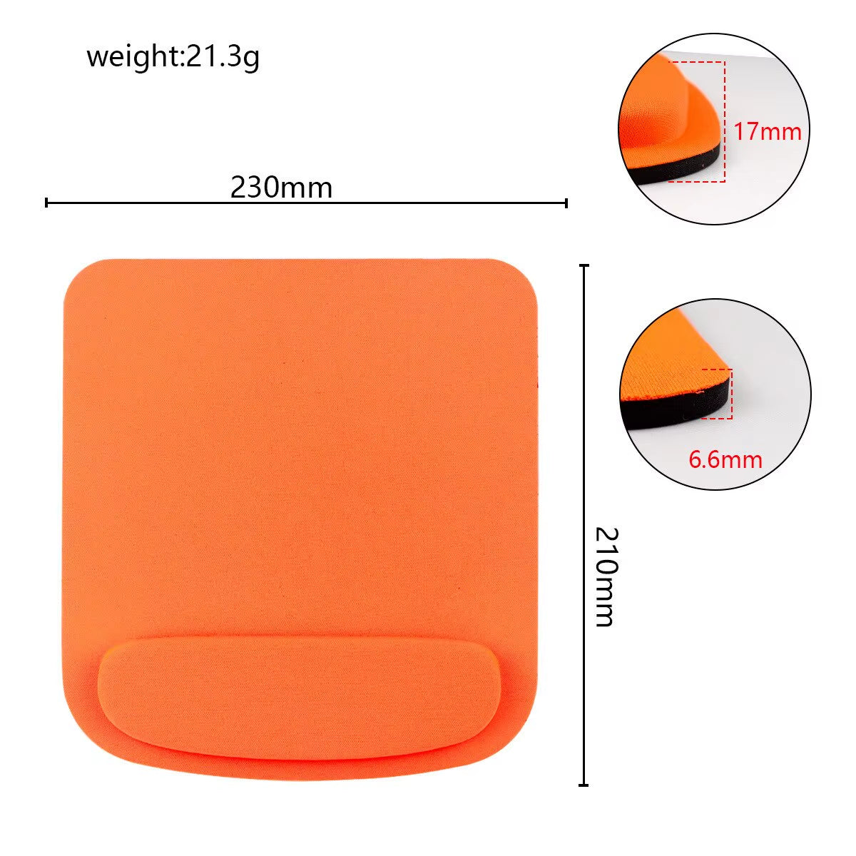 Ergonomic Memory Foam Wrist Rest Mouse Pad - Perfect for Typists, Gamers & Office Use!